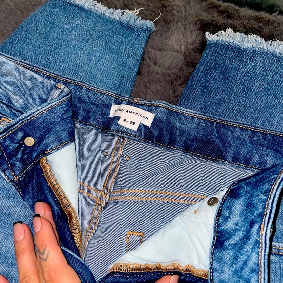 Good American curve skinny crop jeans - women’s size 8 / 29 - Picture 1 of 4